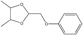 4,5-DIMETHYL-2-PHENOXYMETHYL-1,3-DIOXOLAN Struktur