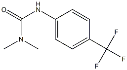 N-4-TRIFLUOROMETHYLPHENYL-N,N-DIMETHYLUREA Struktur