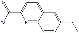 6-ETHYLQUINOLINOATE Struktur