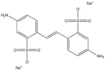 4,4'-DIAMINO-2,2'-STILBENEDISULPHONICACID,DISODIUMSALT Struktur