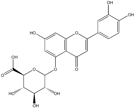 LUTEOLINMONOGLUCURONIDE Struktur