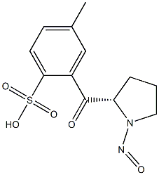 N-NITROSOPROLINYLTOSYLATE Struktur