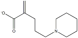 PIPERIDYLETHYLMETHACRYLATE Struktur