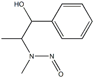 BENZYLALCOHOL,ALPHA-(1-(N-METHYL-N-NITROSOAMINO)ETHYL)- Struktur