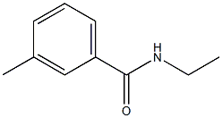 N-ETHYL-META-TOLUAMIDE Struktur