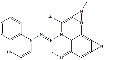 3,4,8-TRIMETHYL-IMIDAZOQUINOXALIN-2-AMINE Struktur