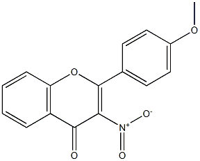 4'-METHOXY-3-NITROFLAVONE Struktur