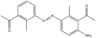 3,3'-DIACETYLAMINO-2,2'-DIMETHYLAZOBENZENE Struktur