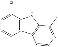 8-CHLOROHARMAN Struktur