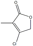 3-CHLORO-4-METHYL-5(2H)-FURANONE Struktur