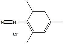 2,4,6-TRIMETHYLBENZENEDIAZONIUMCHLORIDE Struktur