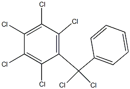 HEPTACHLORODIPHENYLMETHANE Struktur