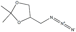 2,2-DIMETHYL-5-AZIDOMETHYL-1,3-DIOXOLANE Struktur