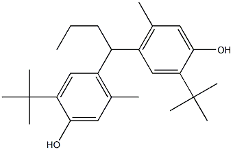 4,4-BUTYLIDENEBIS(2-TERT-BUTYL-5-METHYLPHENOL) Struktur