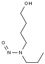 N-PROPYL-N-(4-HYDROXYBUTYL)NITROSAMINE Struktur