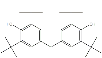 DI-(3,5-DI-TERT-BUTYL-4-HYDROXYPHENYL)METHANE Struktur