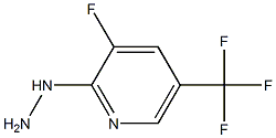 2-hydrazino-3-fluoro-5-trifluoromethylpyridine Struktur