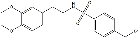 (2-(3,4-DIMETHOXYPHENYL)ETHYL)((4-(BROMOMETHYL)PHENYL)SULFONYL)AMINE: TECH. Struktur