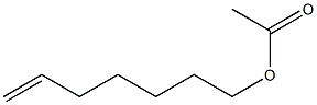 ACETIC ACID 6-HEPTENE-1-YL-ESTER Struktur