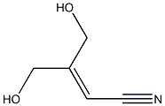 1-Cyano-2-hydroxymethylprop-1-ene-3-ol Struktur