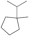 1-methyl-1-isopropylcyclopentane Struktur