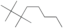 2,2,3,3-tetramethyloctane Struktur