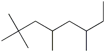 2,2,4,6-tetramethyloctane Struktur