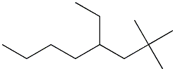 2,2-dimethyl-4-ethyloctane Struktur