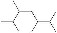 2,3,5,6-tetramethylheptane Struktur