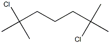 2,6-dichloro-2,6-dimethylheptane Struktur