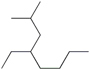 2-methyl-4-ethyloctane Struktur