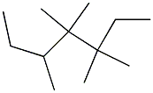 3,3,4,4,5-pentamethylheptane Struktur