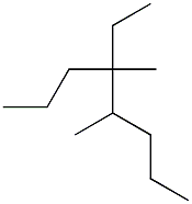 4,5-dimethyl-4-ethyloctane Struktur