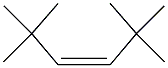 cis-1,2-di-tert-butylethene Struktur