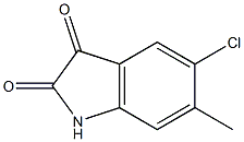 5-CHLORO-6-METHYLISOTIN Struktur