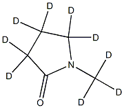 1-METHYL-2-PYRROLIDINONE-D9 Struktur