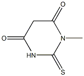 METHYLTHIOBARBITURIC ACID Struktur