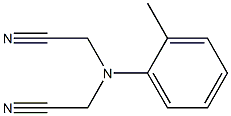 2,2''-[(2-METHYLPHENYL)IMINO]DIACETONITRILE Struktur