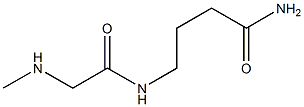 (SARCOSYLAMINO)BUTYRAMIDE Struktur