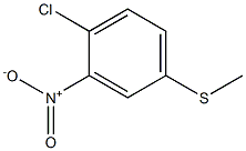 4-CHLORO-3-NITROPHERYL METHYL SULFANE Struktur