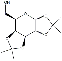 1,2:3,4-DI-O-ISOPROPYLIDENE-ALPHA-D-GALACTOPYRANSE Struktur