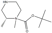 (2R,5R)-1-N-BOC-DIMETHYL-PIPERAZINE Struktur