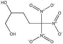 5:5:5-trinitro-1:2-pentanediol Struktur