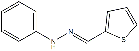 2-thiophenemethanal phenylhydrazone Struktur