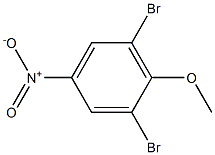 4-nitro-2,6-dibromoanisole Struktur