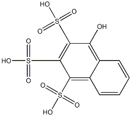 naphtholtrisulfonic acid Struktur