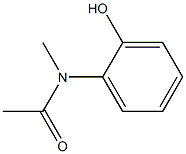 o-hydroxy-N-methyl-acetanilide Struktur