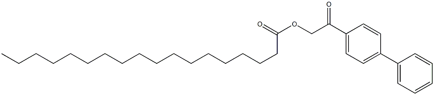 p-phenylphenacyl stearate Struktur