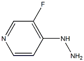 1-(3-fluoropyridin-4-yl)hydrazine Struktur