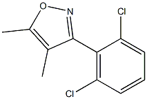 3-(2,6-DICHLOROPHENYL)-5-METHYL ISOXAZOLE-4-CARBON Struktur